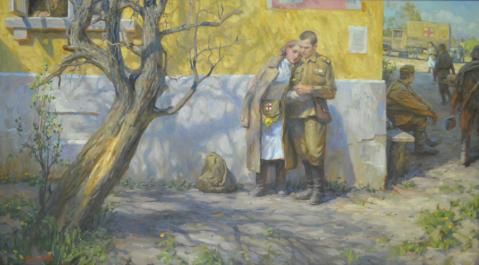 Всю жизнь он рисовал войну. Акжигитов Ильдар Пенза художник. Акжигитов, «последняя встреча».